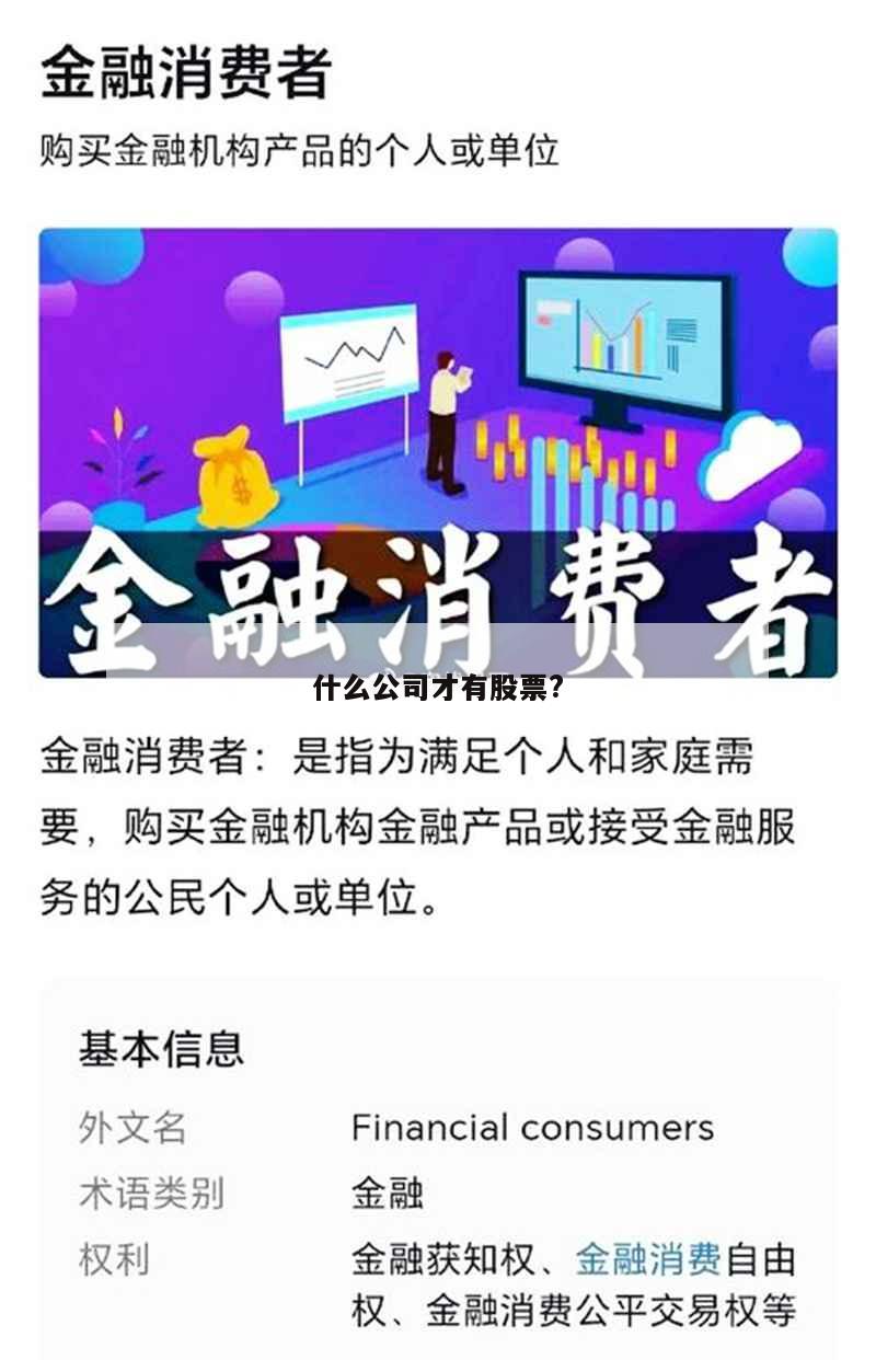 什么公司才有股票?