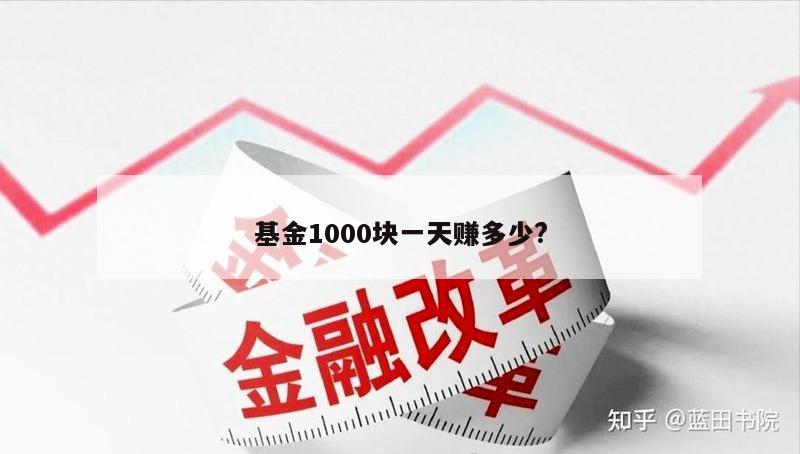 基金1000块一天赚多少?